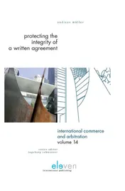 Omslag van Protecting the integrity of a written agreement