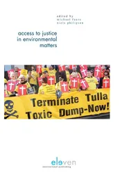 Omslag van Access to justice in environmental matters