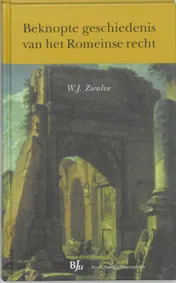 Omslag van Beknopte geschiedenis van het Romeinse recht