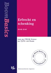 Omslag van Erfrecht en schenking