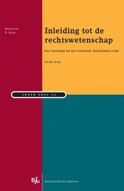 Omslag van Inleiding tot de rechtswetenschap