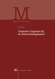 Omslag van Corporate litigation bij de ondernemingskamer