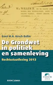 Omslag van De grondwet in politiek en samenleving