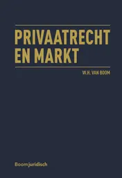 Omslag van Privaatrecht en markt