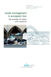 Omslag van Waste management in European law