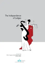 Omslag van The independence of judges