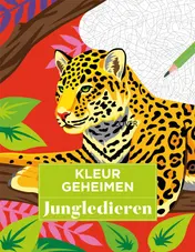Omslag van Kleurgeheimen - Jungledieren