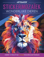Omslag van Stickermozaïek - Wonderlijke dieren