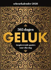 Omslag van Scheurkalender 2026 365 dagen geluk