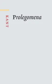 Omslag van Prolegomena