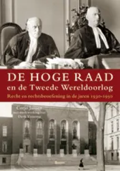 Omslag van De hoge raad en de tweede wereldoorlog