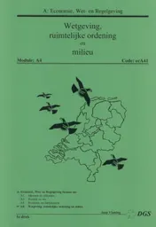 Omslag van Wetgeving, ruimtelijke ordening en milieu