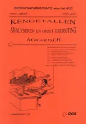 Omslag van Kengetallen, analyseren en opzet begroting (ag)
