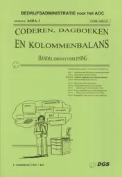 Omslag van Coderen, dagboeken en kolommenbalans (hd)