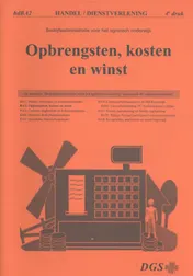 Omslag van Opbrengsten, kosten en winst