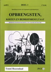 Omslag van Opbrengsten, kosten en bedrijfsresultaat