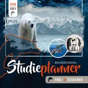 Omslag van Basisschool studieplanner Pool- en Zeedieren 2020-2021