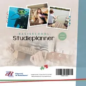 Omslag van Basisschoolstudieplanner 2022/23 'Mooie hobby's'