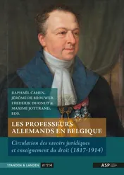 Omslag van Les professeurs allemands en Belgique (E-book)