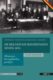 Omslag van De Belgische regeringen sinds 1831
