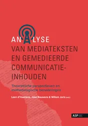Omslag van Analyse van mediateksten en gemedieerde communicatie-inhouden