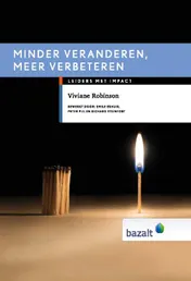 Omslag van Minder veranderen, meer verbeteren