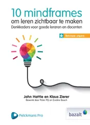 Omslag van 10 mindframes om leren zichtbaar te maken