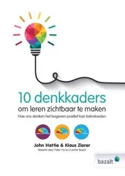 Omslag van 10 denkkaders om leren zichtbaar te maken