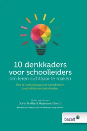 Omslag van 10 denkkaders voor schoolleiders om leren zichtbaar te maken