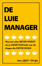 Omslag van De luie manager