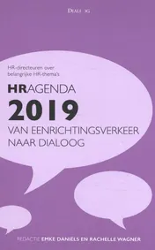 Omslag van HRagenda 2019: van eenrichtingsverkeer naar dialoog