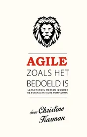 Omslag van Agile zoals het bedoeld is