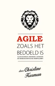 Omslag van Agile zoals het bedoeld is