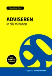 Omslag van Adviseren in 90 minuten