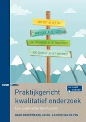 Omslag van Praktijkgericht kwalitatief onderzoek
