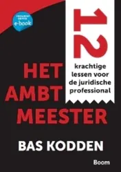 Omslag van Het ambt meester