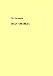 Omslag van Elegy for a rose