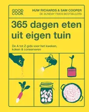 Omslag van 365 dagen eten uit eigen tuin