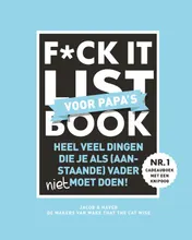 Omslag van F*ck it list Book voor papa's