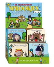 Omslag van Vingerpopboekjes sprookjes 4Tx4Ex