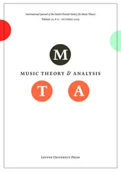 Omslag van Music Theory and Analysis Volume 12 Issue 2, 2025 (Journal Subscription)