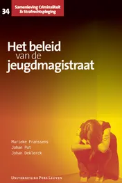 Omslag van Het beleid van de jeugdmagistraat