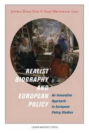 Omslag van Realist biography and European policy