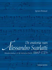 Omslag van De oratoria van Alessandro Scarlatti (1660–1725)