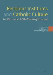 Omslag van Religious institutes and catholic culture in 19th- and 20th-century europe
