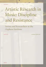 Omslag van Artistic Research in Music: Discipline and Resistance