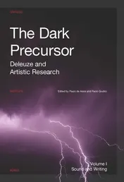 Omslag van 1 The Dark Precursor in Sound and Writing