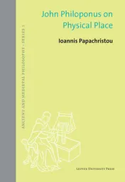 Omslag van John Philoponus on Physical Place