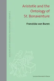 Omslag van Aristotle and the Ontology of St. Bonaventure