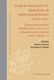 Omslag van Quaestiones de divinis praedicamentis XXVIII-XXXII